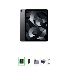 Apple iPad Air 2022 (5. Nesil) Wi-Fi MM9C3TU/A 64 GB 10.9" Tablet Uzay Grisi
